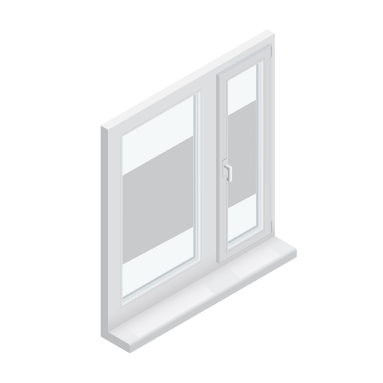 render of window frame